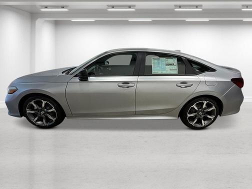 Solar Silver Metallic 2026 Honda Civic Hybrid Sport Touring
