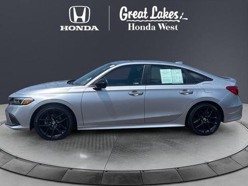 Lunar Silver Metallic 2024 Honda Civic Sport
