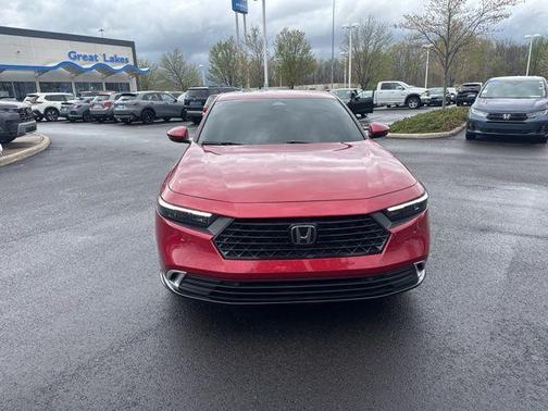 Radiant Red Metallic 2025 Honda Accord Hybrid Touring