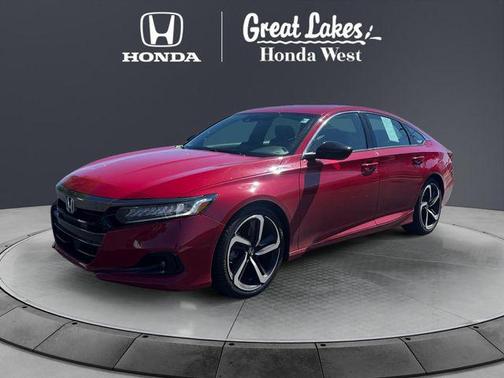 Radiant Red Metallic 2021 Honda Accord Sport 1.5T