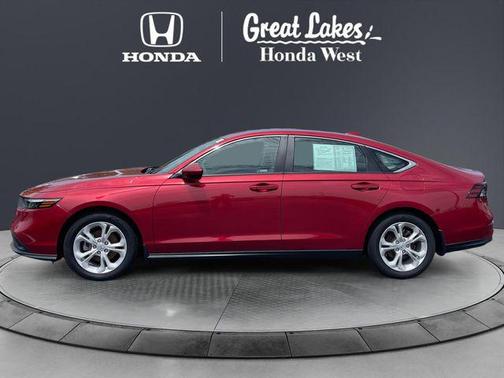 Radiant Red Metallic 2024 Honda Accord LX 1.5T