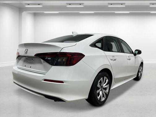 Platinum White Pearl 2026 Honda Civic LX