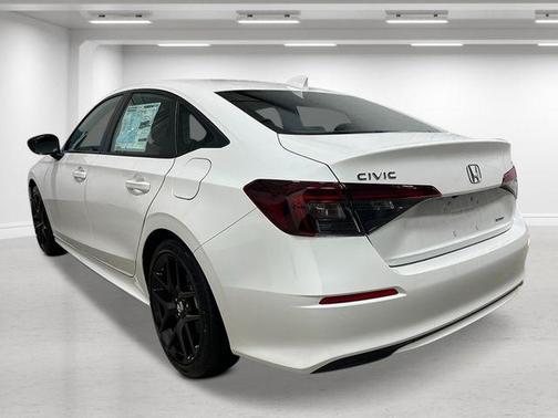 Platinum White Pearl 2026 Honda Civic Hybrid Sport