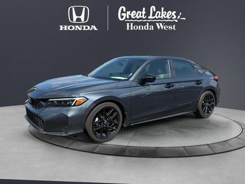 Gray 2025 Honda Civic Sport