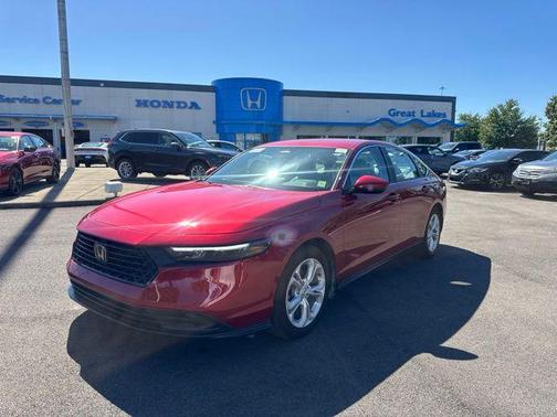 Radiant Red Metallic 2025 Honda Accord LX 1.5T