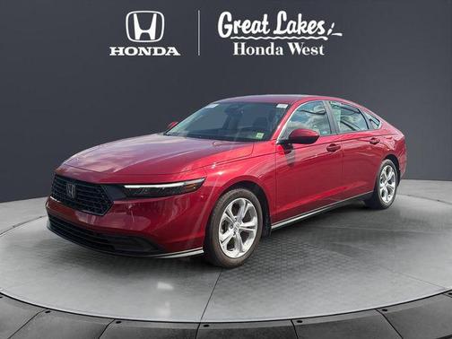 Radiant Red Metallic 2025 Honda Accord LX 1.5T