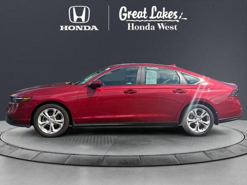 Radiant Red Metallic 2025 Honda Accord LX 1.5T