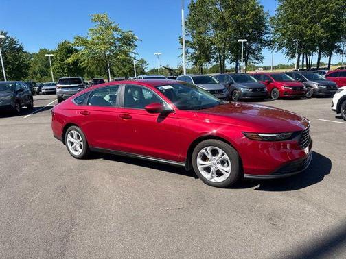 Radiant Red Metallic 2025 Honda Accord LX 1.5T