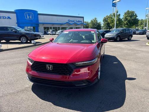 Radiant Red Metallic 2025 Honda Accord LX 1.5T
