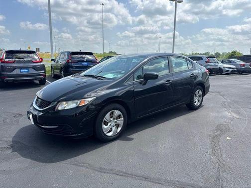 Crystal Black Pearl 2014 Honda Civic LX