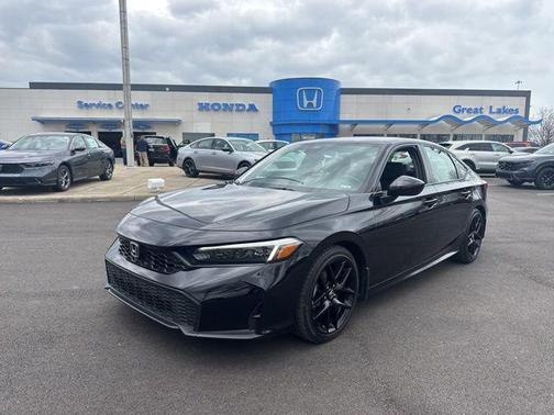 Crystal Black Pearl 2025 Honda Civic Sport