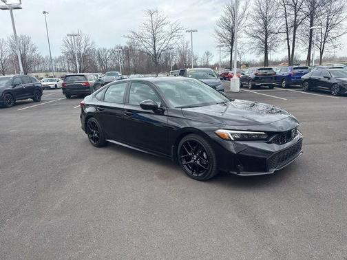 Crystal Black Pearl 2025 Honda Civic Sport