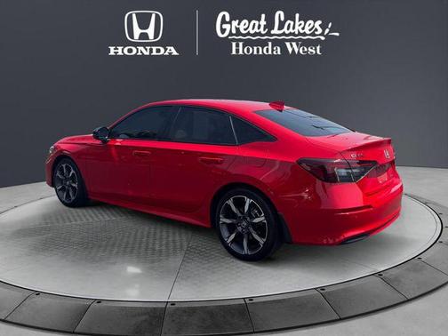 Rallye Red 2025 Honda Civic Hybrid Sport