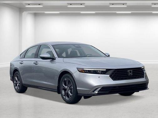 Solar Silver Metallic 2026 Honda Accord Hybrid EX-L