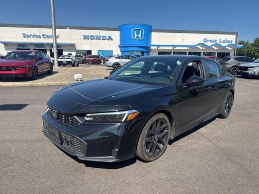 Crystal Black Pearl 2025 Honda Civic Sport