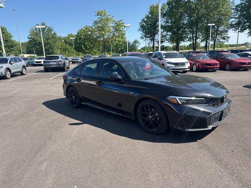Crystal Black Pearl 2025 Honda Civic Sport
