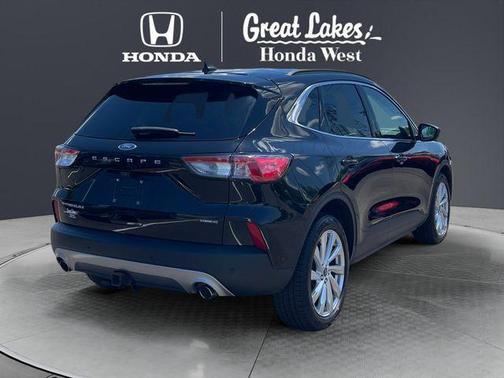 Agate Black Metallic 2021 Ford Escape Titanium