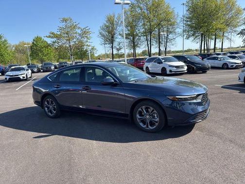 Canyon River Blue Met 2025 Honda Accord Hybrid EX-L