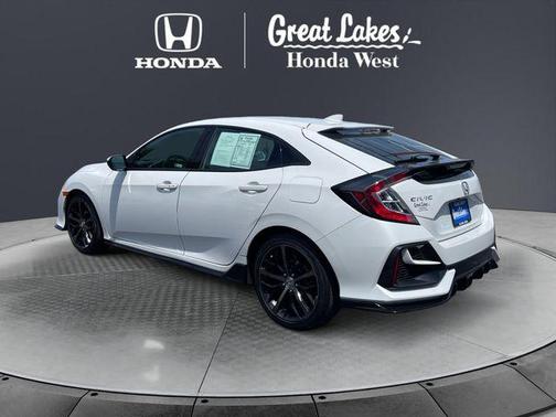 Platinum White Pearl 2021 Honda Civic Sport