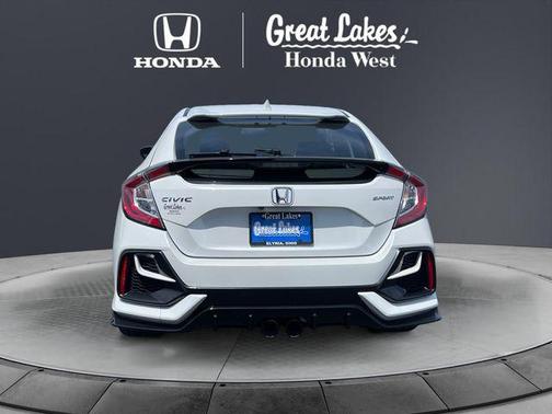 Platinum White Pearl 2021 Honda Civic Sport