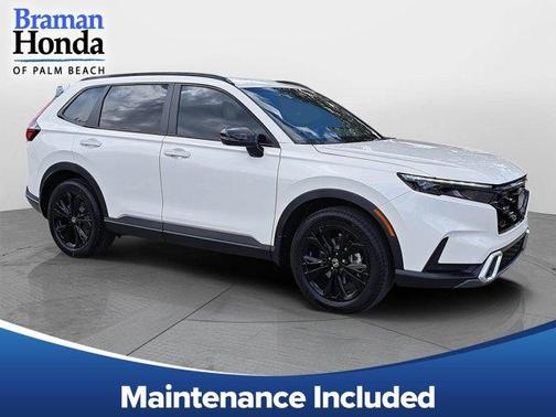 Platinum White Pearl 2026 Honda CR-V Hybrid Sport Touring