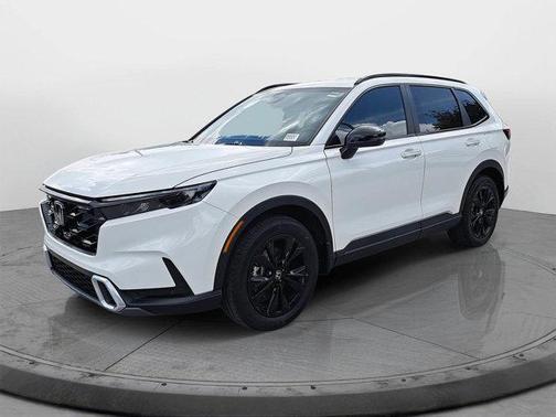 Platinum White Pearl 2026 Honda CR-V Hybrid Sport Touring