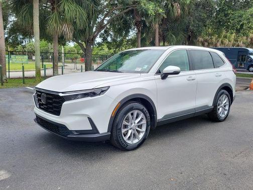 Platinum White Pearl 2023 Honda CR-V EX
