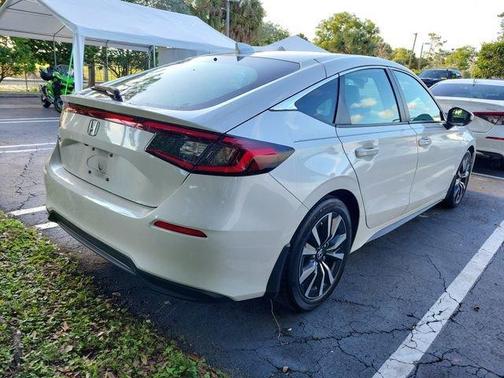 Platinum White Pearl 2024 Honda Civic EX-L