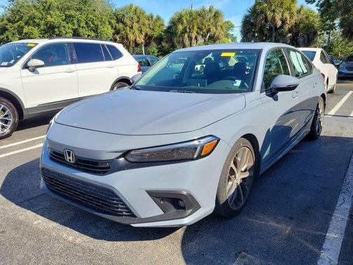 Sonic Gray Pearl 2023 Honda Civic Touring