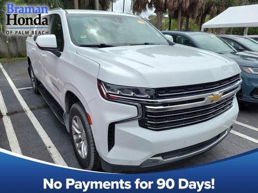 Summit White 2023 Chevrolet Suburban LT