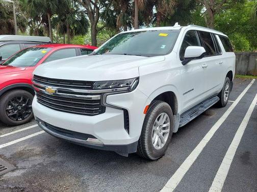 Summit White 2023 Chevrolet Suburban LT