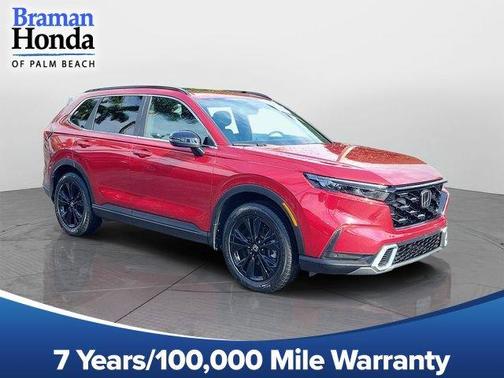 Radiant Red Metallic 2024 Honda CR-V Hybrid Sport Touring