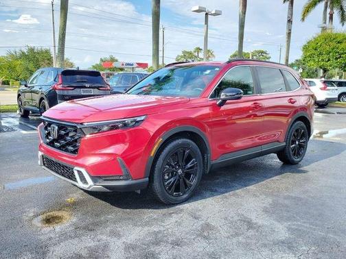 Radiant Red Metallic 2024 Honda CR-V Hybrid Sport Touring