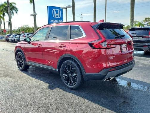 Radiant Red Metallic 2024 Honda CR-V Hybrid Sport Touring