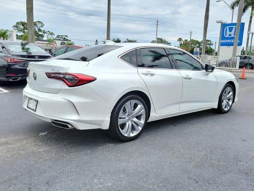 Platinum White Pearl 2023 Acura TLX Technology