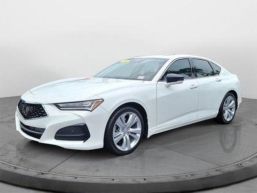 Platinum White Pearl 2023 Acura TLX Technology