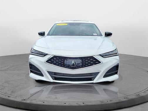 Platinum White Pearl 2023 Acura TLX Technology