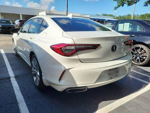 Platinum White Pearl 2023 Acura TLX Technology