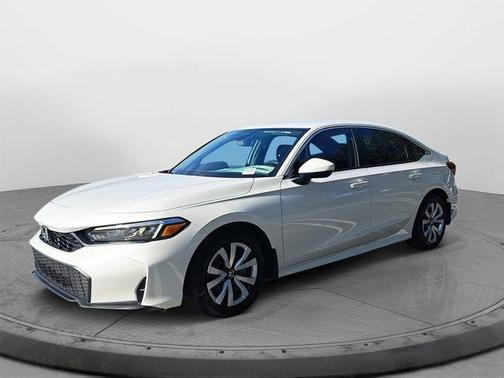 Platinum White Pearl 2026 Honda Civic LX