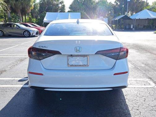 Platinum White Pearl 2026 Honda Civic LX