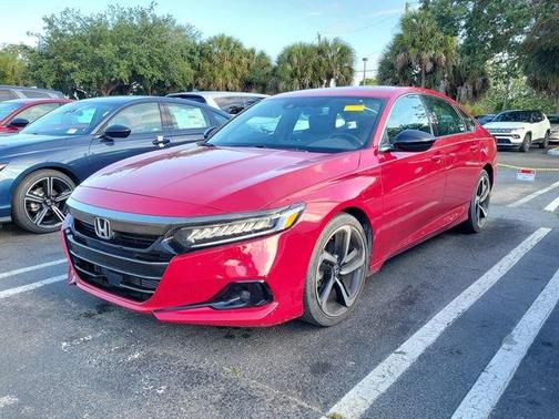 San Marino Red 2022 Honda Accord Sport 1.5T