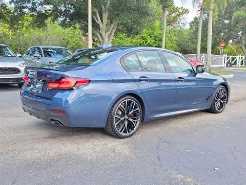Arctic Race Blue Metallic 2023 BMW 540 i