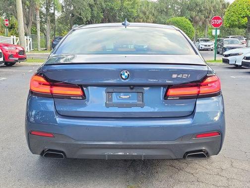 Arctic Race Blue Metallic 2023 BMW 540 i
