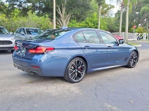 Arctic Race Blue Metallic 2023 BMW 540 i