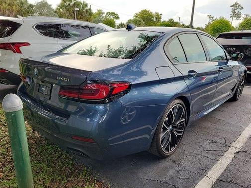 Arctic Race Blue Metallic 2023 BMW 540 i
