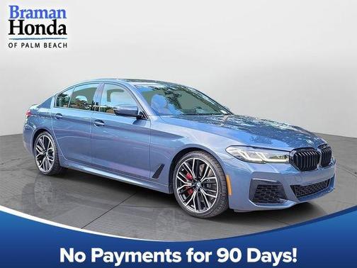 Arctic Race Blue Metallic 2023 BMW 540 i