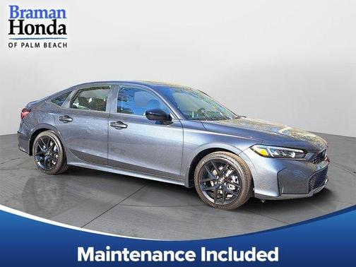 Meteorite Gray Metallic 2026 Honda Civic Hybrid Sport