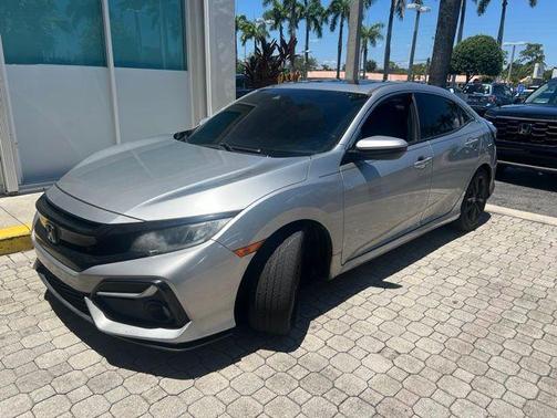 Lunar Silver Metallic 2021 Honda Civic EX