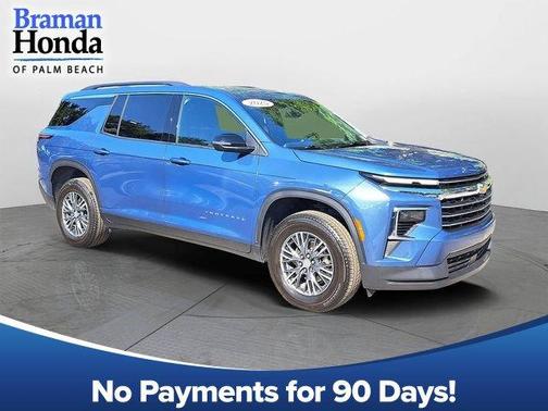 Lakeshore Blue Metallic 2025 Chevrolet Traverse LT