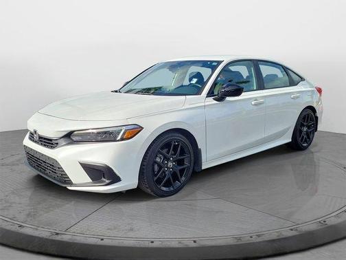 Platinum White Pearl 2023 Honda Civic Sport